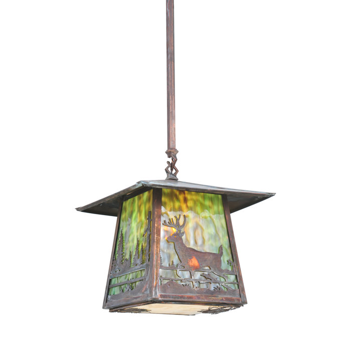 Meyda Lighting 1 Light Antique Bronze Lantern Pendant Wayfair